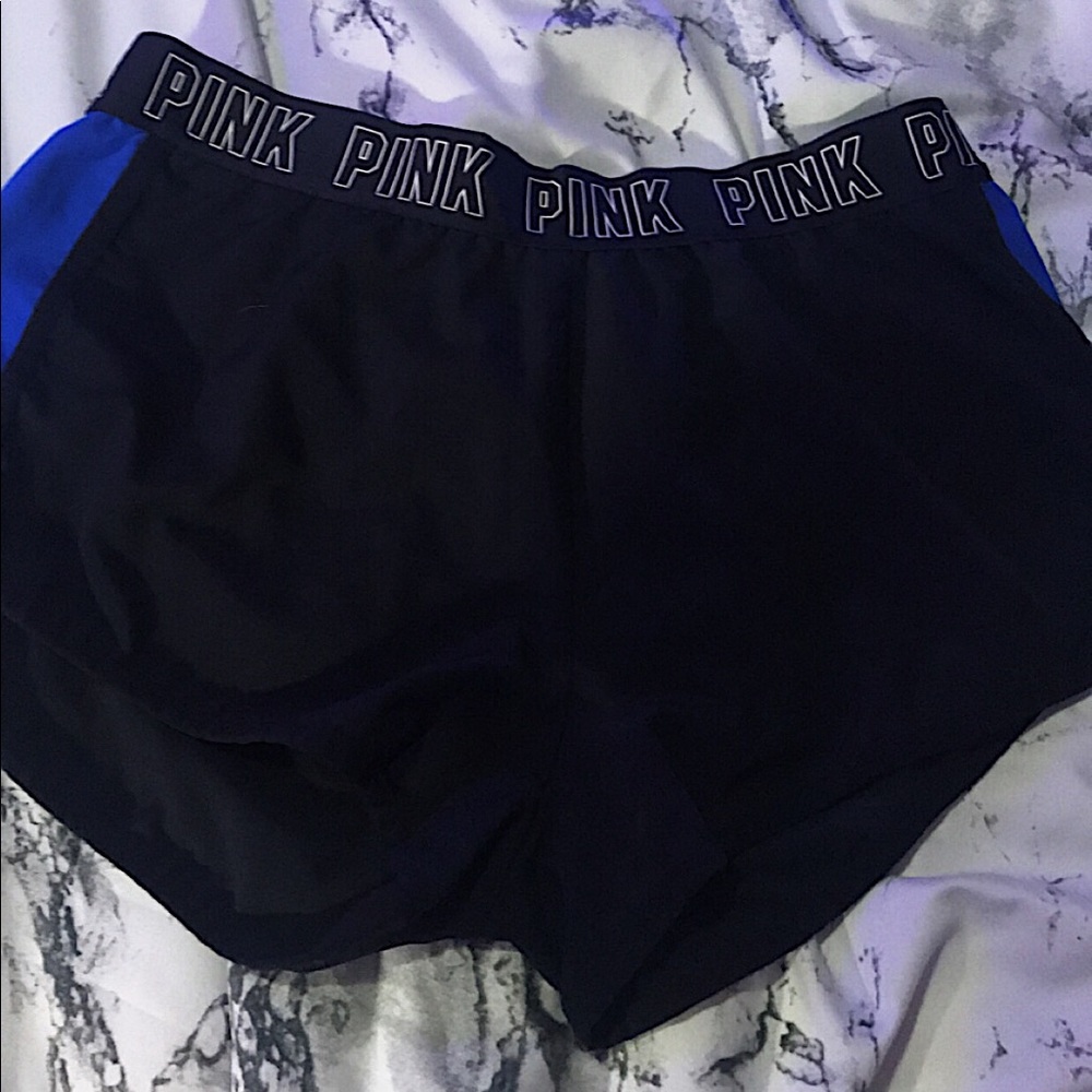 Pink VS workout shorts